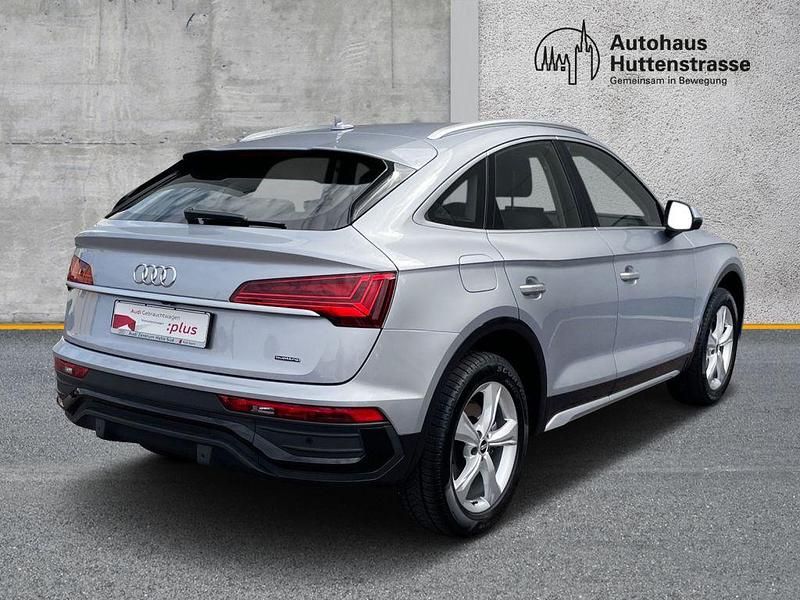 Gebraucht Audi Q5 Sportback Advanced 299 PS (219 kW) 2021 Florettsilber metallic SUV