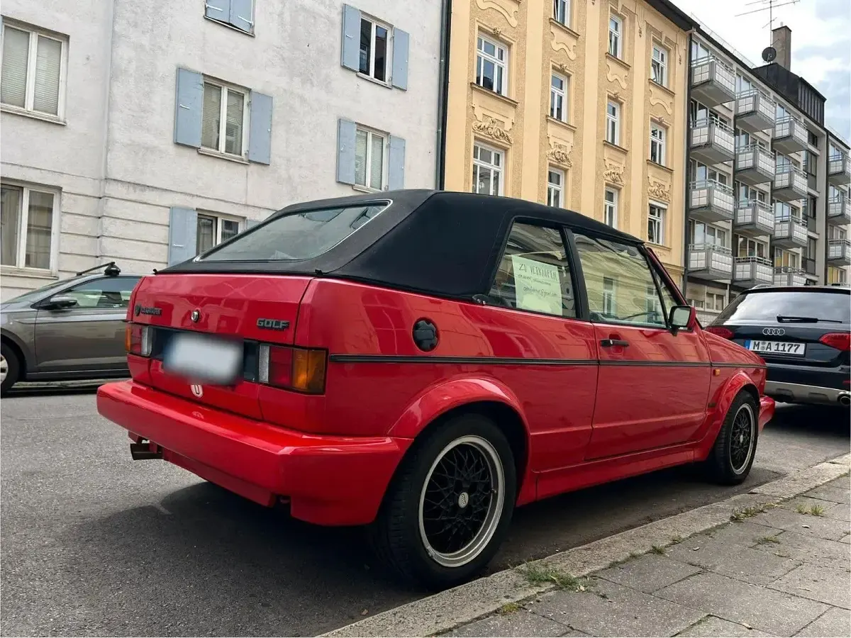 Gebraucht VW Golf Cabriolet Sportline 98 PS (72 kW) 1992 Rot Cabrio