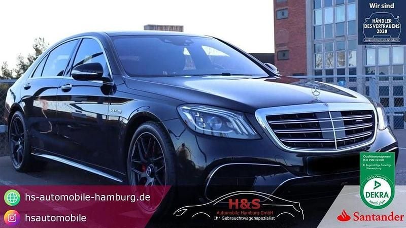 Obsidianschwarz lack Gebraucht 2018 Mercedes S63 AMG AMG Limousine | 84.900 € (Guter Preis) - Bild 1/4