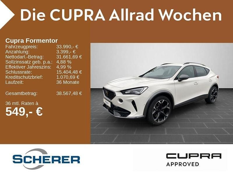 Weiß Gebraucht 2024 Cupra Formentor VZ SUV | 33.990 € (Superpreis) - Bild 1/4
