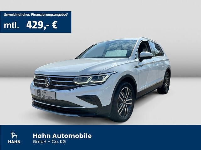 Weiß Gebraucht 2022 VW Tiguan Elegance SUV | 33.430 € (Teuer) - Bild 1/2