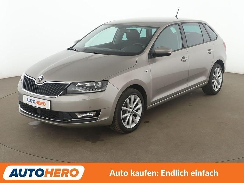 Gebraucht Skoda Rapid Clever 95 PS (69 kW) 2018 Beige Kleinwagen
