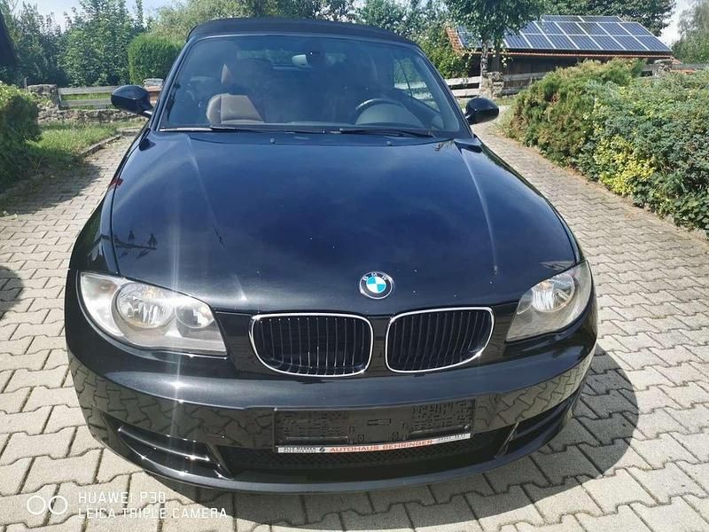 Gebraucht BMW 118 Cabriolet Efficient Dynamics 143 PS (105 kW) 2008 Schwarz (metallic) Cabrio