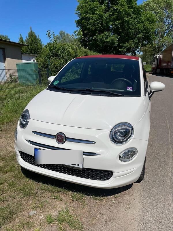 Weiß Gebraucht 2019 Fiat 500C Lounge Cabrio | 9.500 € (Superpreis) - Bild 1/4