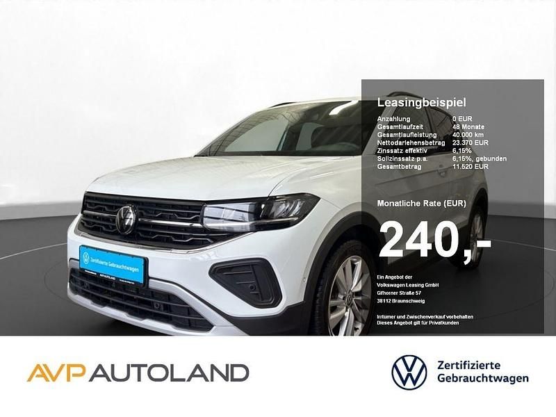 Weiß Gebraucht 2025 VW T-Cross Goal SUV | 23.370 € (Guter Preis) - Bild 1/4