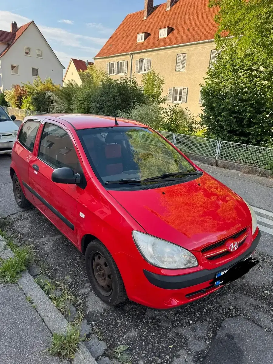 Gebraucht Hyundai Getz 67 PS (49 kW) 2008 Rot Kleinwagen