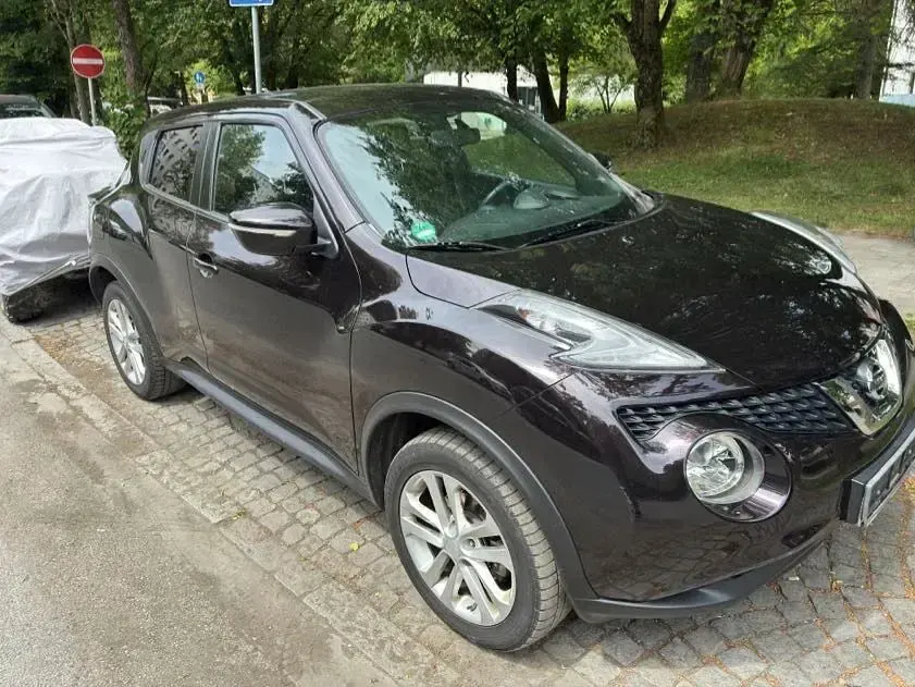 Gebraucht Nissan Juke Acenta 116 PS (85 kW) 2014 Violett SUV