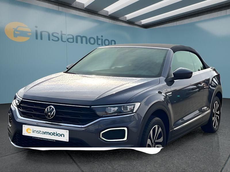 Grau Gebraucht 2021 VW T-Roc Cabriolet Cabrio | 27.499 € (Fairer Preis) - Bild 1/4