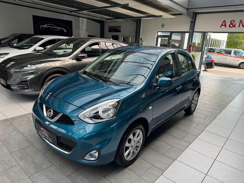 Blau Gebraucht 2016 Nissan Micra Acenta Kleinwagen | 7.900 € - Bild 1/4