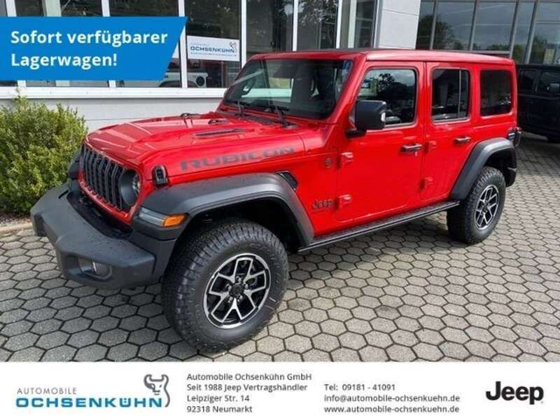 Rot Neu 2024 Jeep Wrangler Rubicon SUV | 65.690 € (Fairer Preis) - Bild 1/4