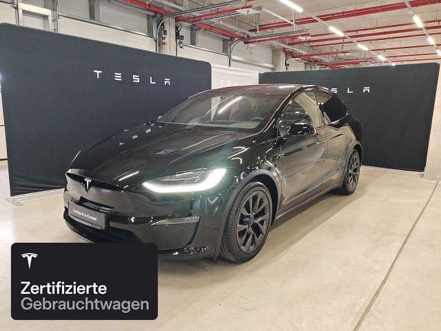 Solid black Gebraucht 2023 Tesla Model X SUV | 75.400 € - Bild 1/4
