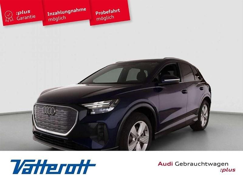 Navarrablau metallic Gebraucht 2025 Audi Q4 e-tron Ambiente SUV | 49.690 € (Fairer Preis) - Bild 1/4
