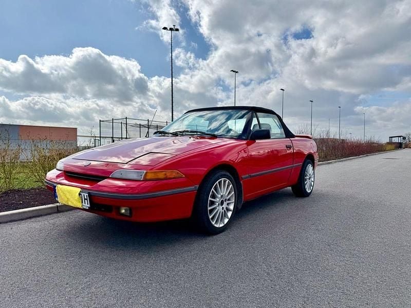 Gebraucht Ford Capri 101 PS (74 kW) 1993 Rot Cabrio