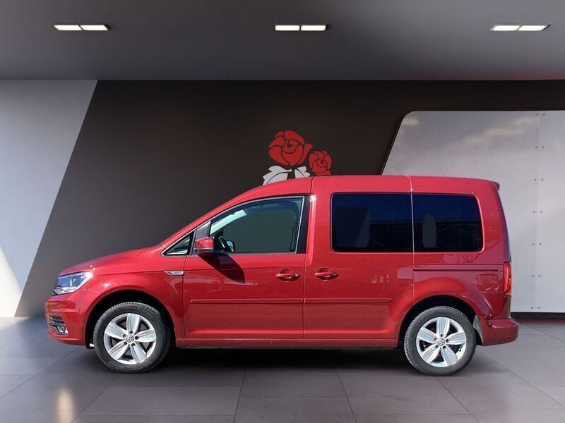 Gebraucht VW Caddy Comfortline 125 PS (91 kW) 2016 Fortanarot metallic Van / Kleinbus