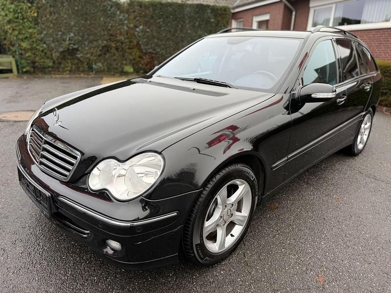 Schwarz Gebraucht 2007 Mercedes C180 Avantgarde Kombi | 2.199 € (Superpreis) - Bild 1/4