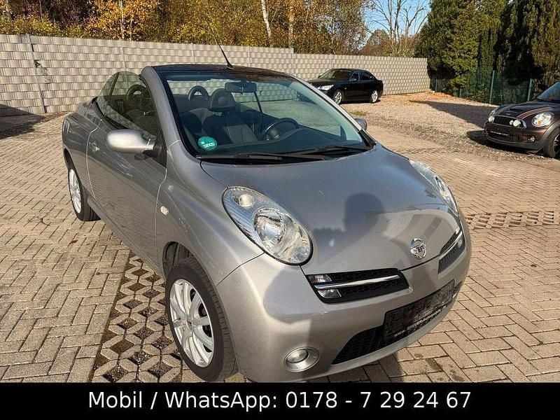 Silber Gebraucht 2006 Nissan Micra C+C Basis Cabrio | 3.500 € (Fairer Preis) - Bild 1/4