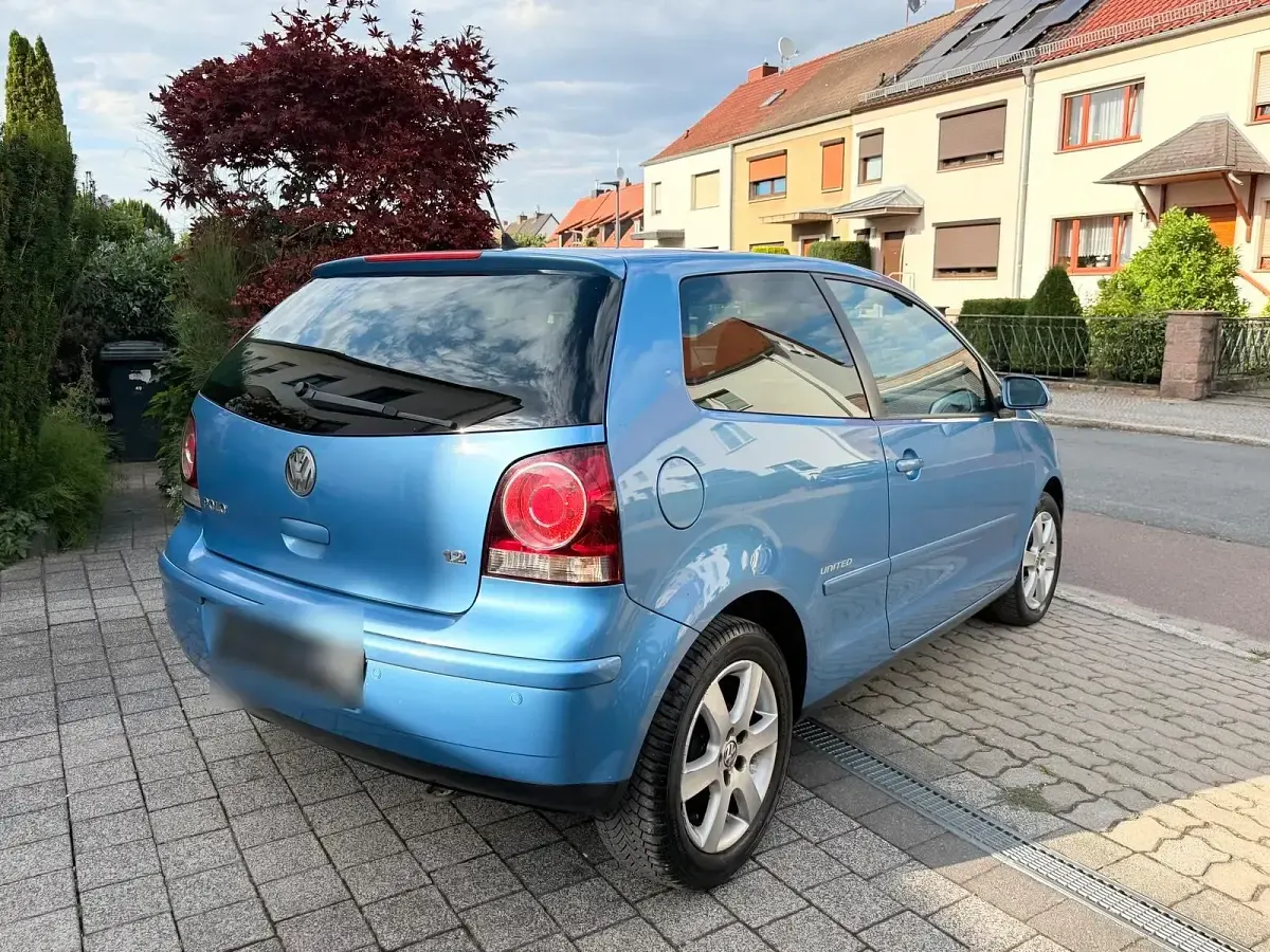Gebraucht VW Polo United 70 PS (51 kW) 2008 Blau Kleinwagen