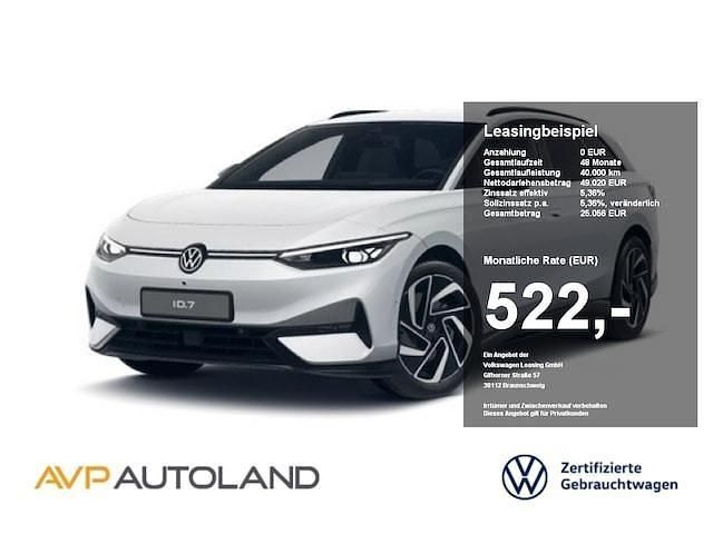 Gletscherweiß Gebraucht 2024 VW ID.7 Pro Limousine | 49.020 € (Fairer Preis) - Bild 1/4