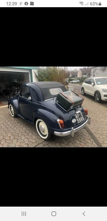 Gebraucht Fiat Topolino 13 kW (18 PS) 1953 Blau Kleinwagen
