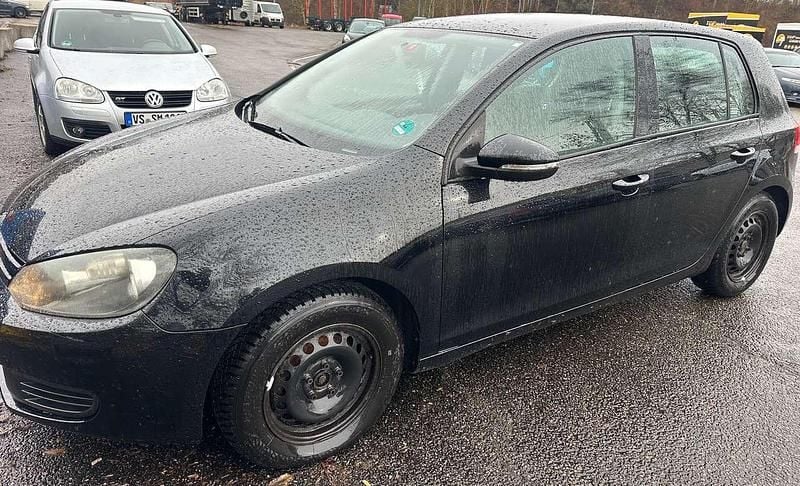 Gebraucht VW Golf VI Trendline 80 PS (58 kW) 2009 Schwarz Kleinwagen