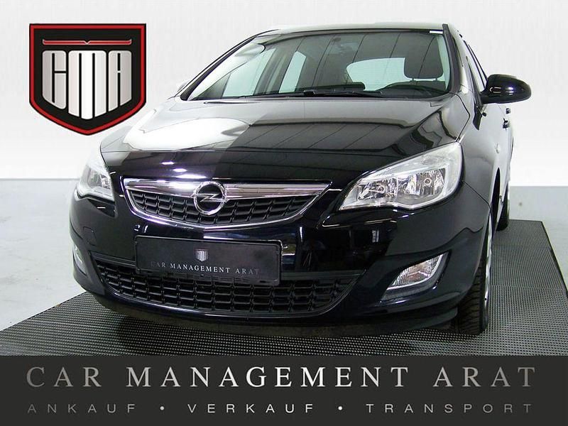 Schwarz Gebraucht 2010 Opel Astra Edition Limousine | 4.891 € (Fairer Preis) - Bild 1/4