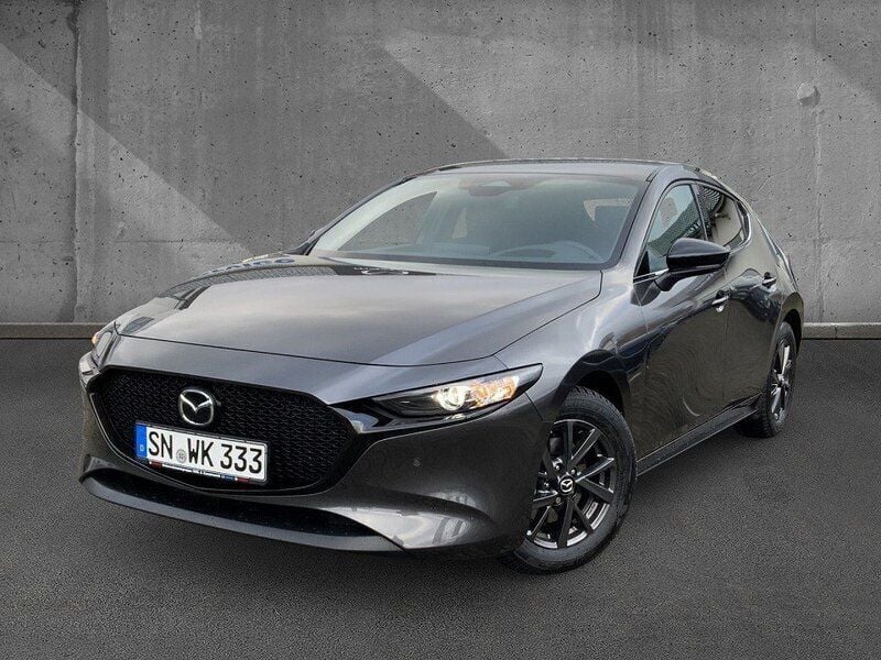 Machine gray Gebraucht 2024 Mazda 3 Homura-Line Limousine | 25.990 € (Superpreis) - Bild 1/4