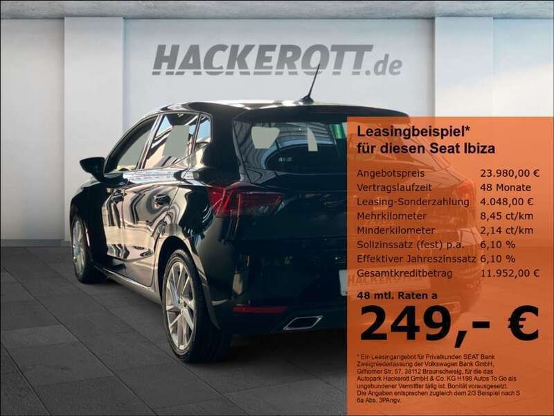 Schwarz Gebraucht 2024 Seat Ibiza FR Limousine | 23.980 € (Etwas zu teuer) - Bild 1/4