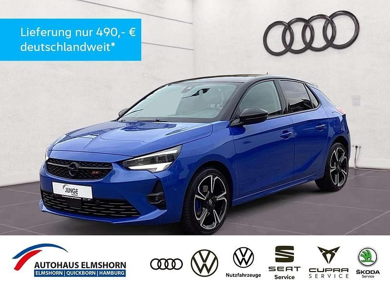 Perl blau/voltaik blau Gebraucht 2021 Opel Corsa GS Line Limousine | 17.210 € (Fairer Preis) - Bild 1/3