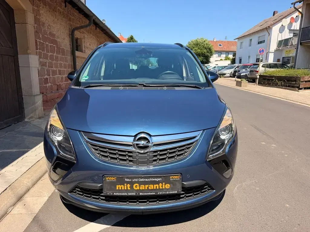 Gebraucht Opel Zafira Tourer Style 170 PS (125 kW) 2015 Blau Van / Kleinbus