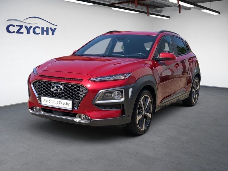 Red metallic Gebraucht 2018 Hyundai Kona Style SUV | 13.995 € (Fairer Preis) - Bild 1/2