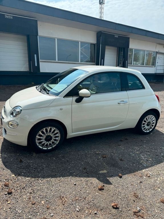 Weiß Gebraucht 2019 Fiat 500 Lounge Kleinwagen | 8.999 € (Guter Preis) - Bild 1/4