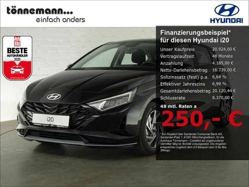Gebraucht Hyundai i20 Trend 101 PS (74 kW) 2025 Schwarz Kleinwagen