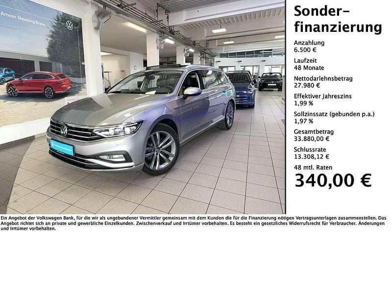 Pyritsilber metallic Gebraucht 2022 VW Passat Elegance Kombi | 30.990 € (Teuer) - Bild 1/4
