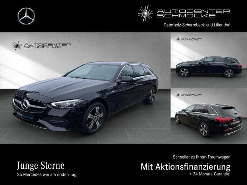 Gebraucht Mercedes C300e 204 PS (150 kW) 2025 Lack obsidianschwarz (metallic) Kombi