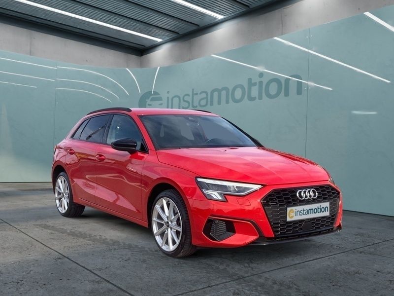Rot Gebraucht 2020 Audi A3 Sportback e-tron Ambiente Limousine | 26.290 € (Teuer) - Bild 1/4
