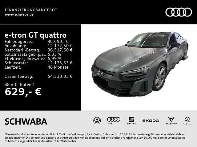 Grau Gebraucht 2021 Audi e-tron GT quattro Sport Limousine | 48.690 € (Guter Preis) - Bild 1/4