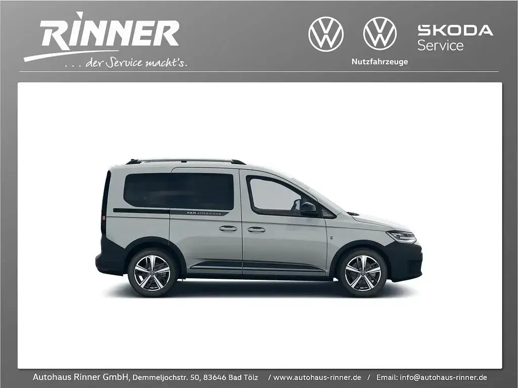 Neu VW Caddy PanAmericana 122 PS (89 kW) 2026 Weiß Van / Kleinbus