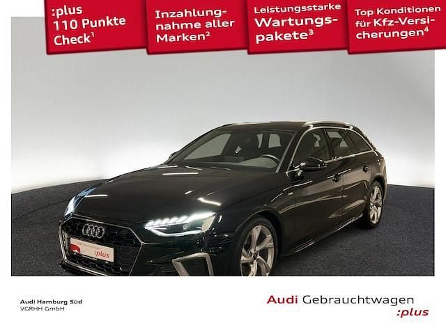 Schwarz Gebraucht 2021 Audi A4 S-Line Kombi | 26.770 € (Fairer Preis) - Bild 1/3