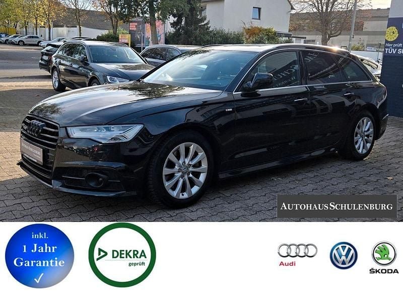 Schwarz Gebraucht 2017 Audi A6 S-Line Limousine | 25.399 € (Etwas zu teuer) - Bild 1/3