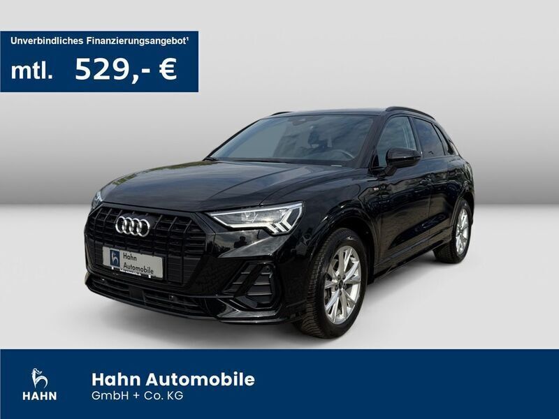 Mythosschwarz metallic Gebraucht 2024 Audi Q3 S-Line SUV | 38.930 € (Guter Preis) - Bild 1/3