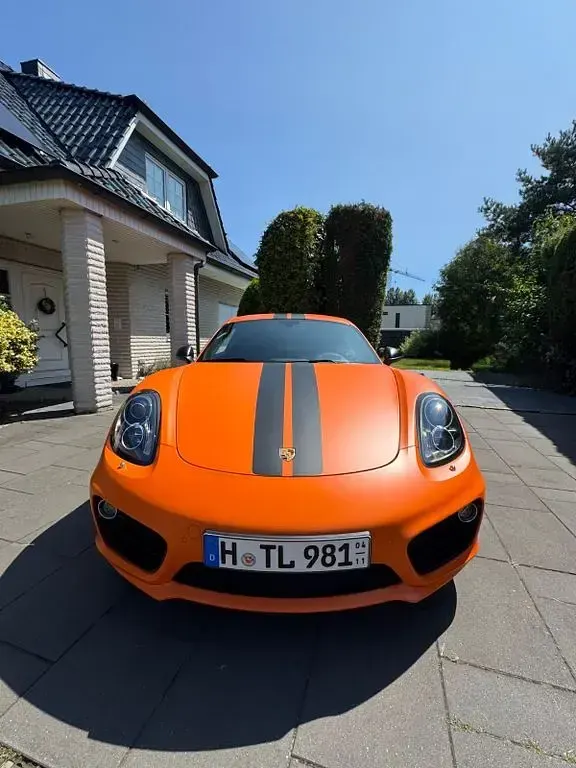 Gebraucht Porsche Cayman S Sport 325 PS (239 kW) 2014 Orange Coupé