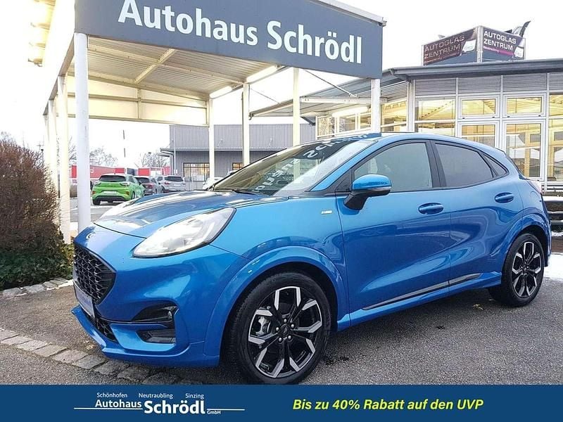Blau Gebraucht 2023 Ford Puma ST-Line X SUV | 18.990 € (Superpreis) - Bild 1/4