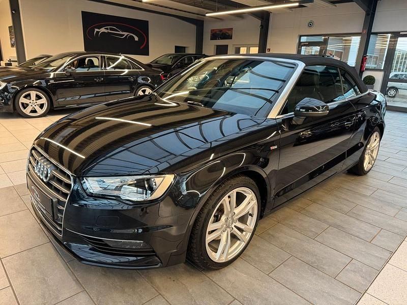 Schwarz Gebraucht 2014 Audi A3 Cabriolet S-Line Cabrio | 13.900 € (Fairer Preis) - Bild 1/4