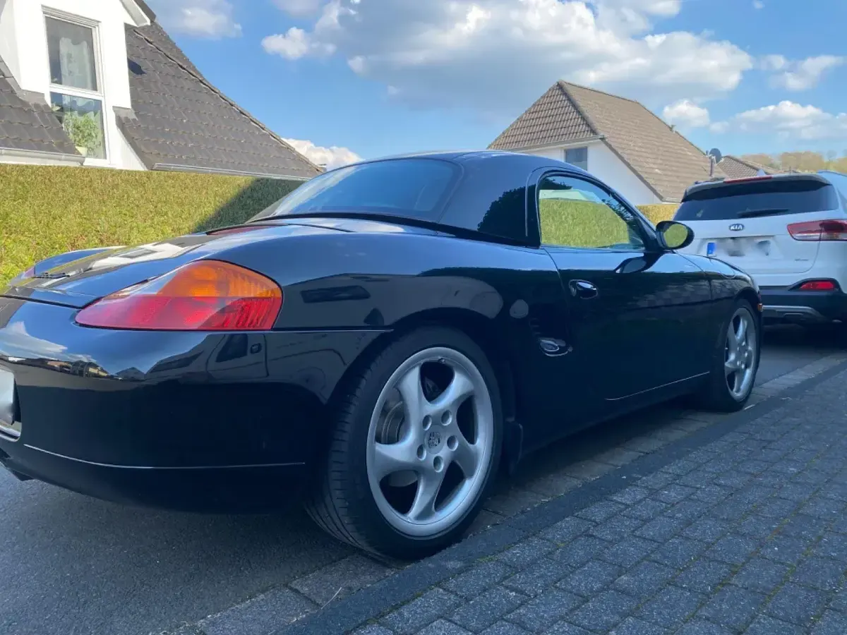 Gebraucht Porsche Boxster 204 PS (150 kW) 1998 Schwarz Cabrio