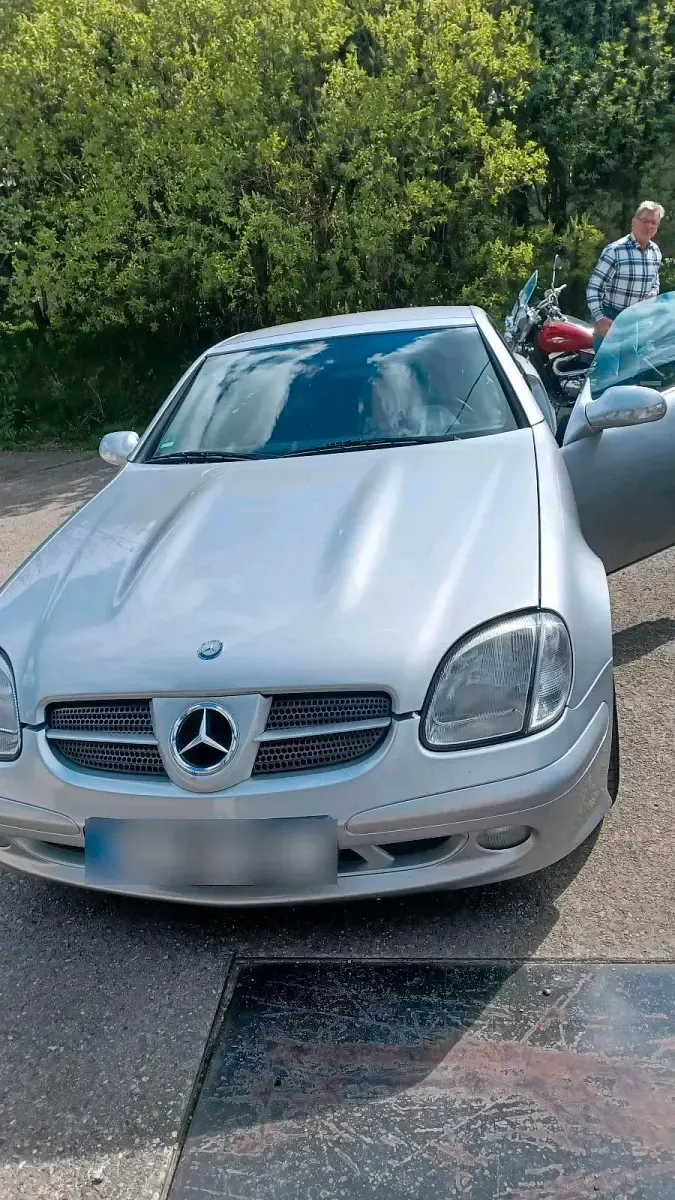 Gebraucht Mercedes SLK200 2002 Silber Cabrio