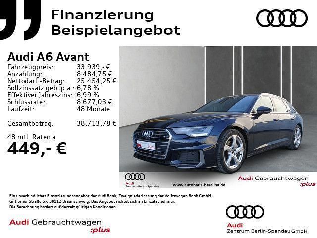 Gebraucht Audi A6 S-Line 265 PS (194 kW) 2023 Blau Kombi