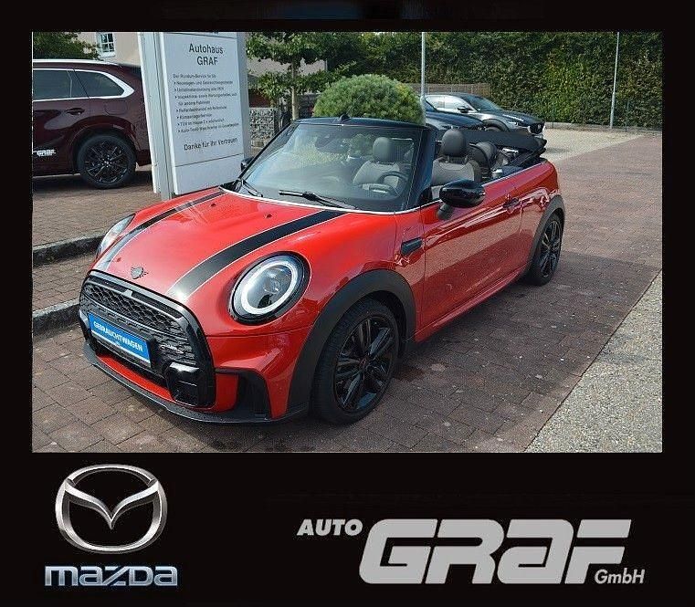 Rot Gebraucht 2021 Mini John Cooper Works Cabriolet Cabrio | 24.990 € (Fairer Preis) - Bild 1/4