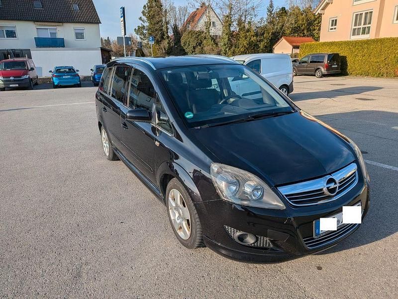 Gebraucht Opel Zafira 140 PS (102 kW) 2008 Schwarz Van / Kleinbus