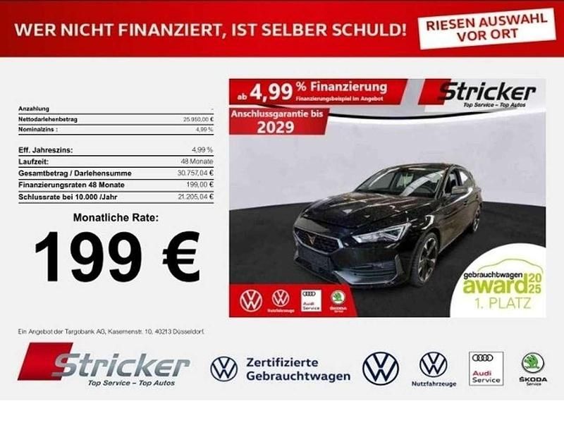 Mitternachtsschwarz Gebraucht 2024 Cupra Leon Limousine | 25.949 € (Guter Preis) - Bild 1/3