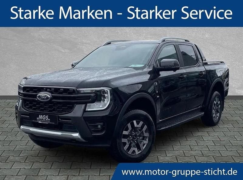 Schwarz Gebraucht 2025 Ford Ranger Wildtrack Abholung | 56.490 € - Bild 1/4